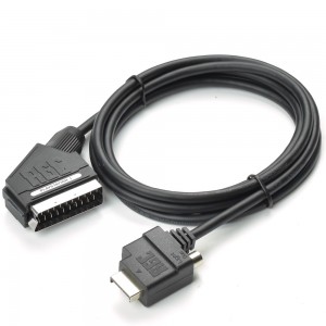 PlayStation 1 PS1 RGB SCART PACKAPUNCH sync on luma cable + Guncon port